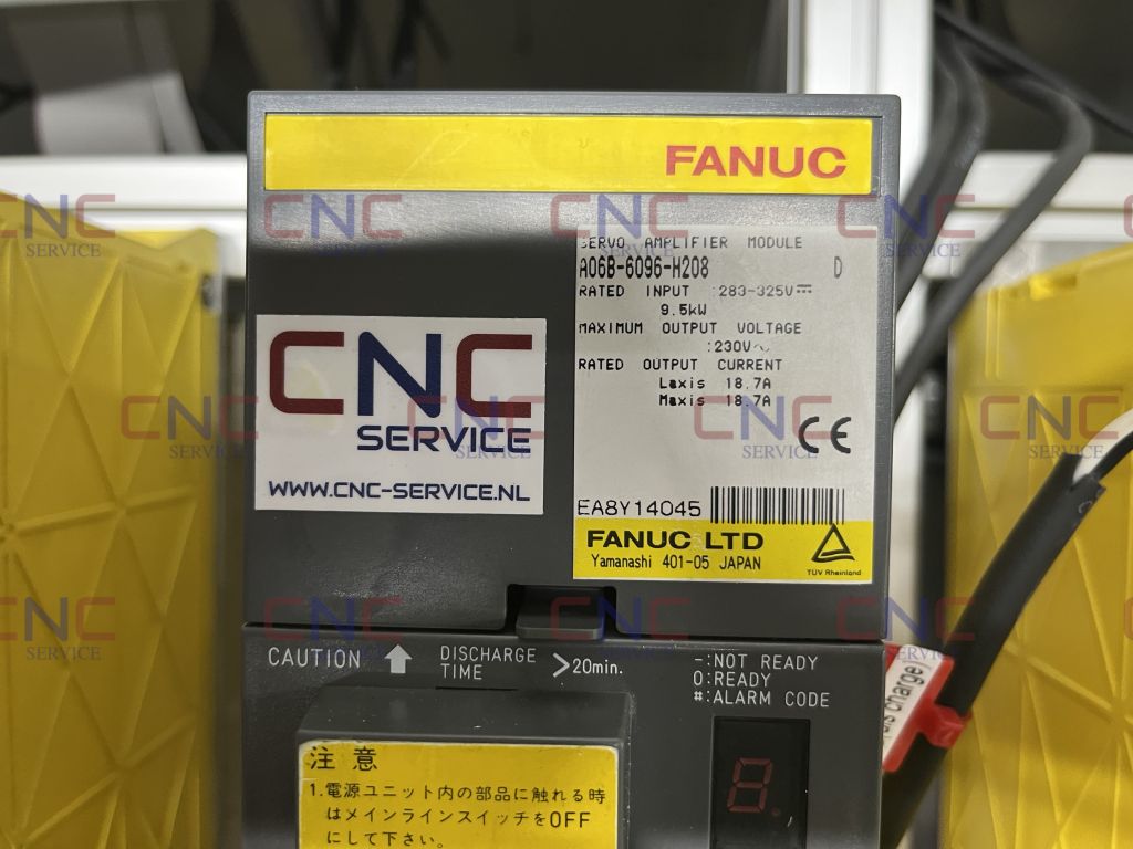 Fanuc A06B-6096-H208 - Servo amplifier SVM 2-80/80 FSSB interface