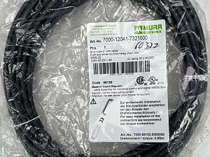 7000-12041-7321000 M12 male 0° A-cod. with cable NEW