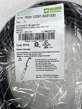 Choose CNC-Service.nl for Trusted Murr Elektronik  7000-12281-6331000 M12 female 0° A-cod. with cable LED NEW Solutions. Explore our selection of dependable industrial components to keep your machinery operating smoothly.