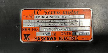 Choose CNC-Service.nl for Trusted Yaskawa  USASEM-10HS12 1.03kW AC SERVO MOTOR Solutions. Explore our selection of dependable industrial components to keep your machinery operating smoothly.