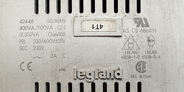 Find Quality Legrand  42450 AS CS 6864N Transformer USED Products at CNC-Service.nl. Explore our diverse catalog of industrial solutions designed to enhance your processes and deliver reliable results.