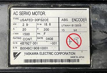 Choose CNC-Service.nl for Trusted Yaskawa  USAFED-30FS20E AC Servo Motor Solutions. Explore our selection of dependable industrial components to keep your machinery operating smoothly.