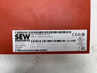 Find Quality SEW Eurodrive  MDX60A0054-5A3-400 MC07B0055-5A3-4-00 CONTROL UNIT NEW Products at CNC-Service.nl. Explore our diverse catalog of industrial solutions designed to enhance your processes and deliver reliable results.